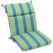 22-inch by 45-inch Three-section Outdoor Seat/Back Chair Cushion - 22 x 45