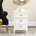 Lark Manor™ Mattalyn Three Drawer Side Chest Wood in White | 26 H x 17 W x 14 D in | Wayfair 8328B575642C49AABA128AE9BA8A89E5