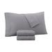 Serta Supersoft Washed Cooling Sheet Set, Includes Bedding Sheets & Pillowcases Microfiber/Polyester in Gray | Full/Double | Wayfair 15414900541