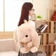 Sac en peluche lapin à longues oreilles pour filles sac à dos Kawaii initié au beurre sac à