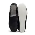 USHINE EU22-45 noir blanc semelle en cuir plat yoga professeur Fitness ballet danse chaussures
