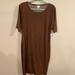 Lularoe Dresses | Lularoe Julia Midi Dress Size 2xl | Color: Brown/Orange | Size: Xxl