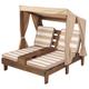 Chaise longue double beige KidKraft