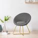 Papasan Chair - Duhome 26.8" Wide Papasan Chair, Faux Fur in Gray/Black | 33 H x 26.8 W x 22.8 D in | Wayfair 4543-WY8072A-Grey