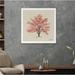 TK Home Cherry Blossom Tree - Picture Frame Print Paper in Green/Red | 42 H x 42 W x 1.5 D in | Wayfair CM086-40x40-w