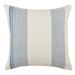 Jaipur Living Parque Indoor/ Outdoor Blue/ Ivory Striped Poly Fill Pillow 20 inch - Jaipur Living PLW103766