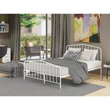 Rosalind Wheeler Eyal Standard Bed Metal in Brown/White | 39.37 H x 60.43 W x 81.89 D in | Wayfair 3A2177D6BF054B239B17528FE746158A