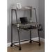 Dotted Line™ Haylee Studio Space Mikita Desk Wood/Metal in Black/Brown/Gray | 49.6 H x 33.2 W x 21.4 D in | Wayfair