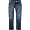 Mey & Edlich Herren Jeans Hose Slim Tapered Blau einfarbig