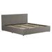 The Novogratz Kelly Velvet Upholstered Bed