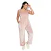Plus Size Sonoma Goods For Life x Denise Bidot Velvet Sleeveless Bodysuit, Women's, Size: 5XL, Pink