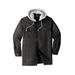 Men's Big & Tall Boulder Creek® Removable Hood Shirt Jacket by Boulder Creek in Black Denim (Size 2XL)