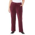 Plus Size Women's Cozy Velour Pant by Catherines in Midnight Berry (Size 6X)