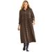 Plus Size Women's Button Front Corduroy Dress by Woman Within in Chocolate (Size 14 W)