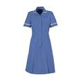 Alexandra Workwear Womens Zip Front Healthcare Dress Metro Blue 12 S