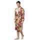 Sleepwear Forever Angel Men's 100% Silk Robe Bathrobe Gift Size M Warm Red