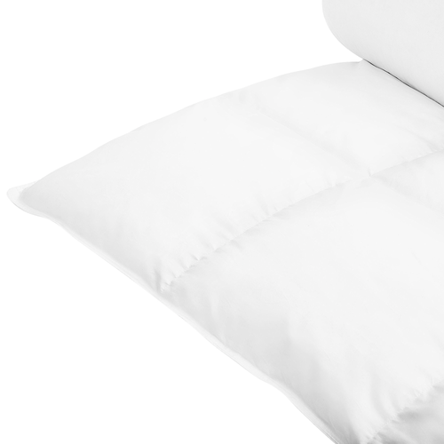 Bettdecke Weiß Japara Baumwolle Entendaunen 240 x 220 cm Extra Warm geräuscharm luftdurchlässig leicht Winter Schlafzimmer