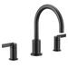Moen Cia Double-Handle Deck Mounted Roman Tub Faucet Trim Kit, Valve Required in Black | 11.625 H x 16 W in | Wayfair T6223BL