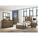 Picket House Furnishings Beckett Twin Bookcase Panel 5PC Bedroom Set with Bluetooth