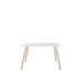 Dining table with Solid beech wood legs, MDF Top