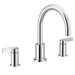 Moen Cia Double-Handle Deck Mounted Roman Tub Faucet Trim Kit, Valve Required in Gray | 11.625 H x 16 W in | Wayfair T6223