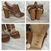 Kate Spade Shoes | Kate Spade Women's Imani Laser Cut Out Heeled Sandal Sz 8.5 Tan Brown | Color: Brown | Size: 8.5