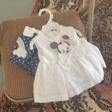 Disney Other | Baby Girl Outfit Set Brand New | Color: Blue/White | Size: 3-6 Months