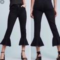 Anthropologie Pants & Jumpsuits | Coachella Black Denim Stud Flare Pilcro Jeans (Anthro) | Color: Black | Size: 27