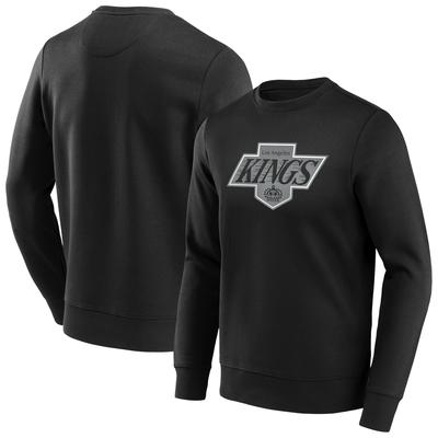 Los Angeles Kings Fanatics Branded True Classics Vintage Graphic Crew Sweatshirt - Schwarz - Herren Image