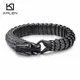 KDecisions-Bracelet à breloques dragon animal punk pour homme acier inoxydable matteShiny