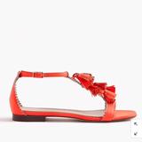 J. Crew Shoes | J.Crew Tassel Sandals | Color: Silver | Size: 9