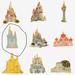 Disney Accessories | Iso**** Disney Cinderella Castle Blind Box Pin | Color: Tan | Size: Os