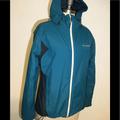 Columbia Jackets & Coats | Columbia Teal/Black Thermal Coil Soft Shell Unisex Coat Size Medium | Color: Black/Blue | Size: Mb
