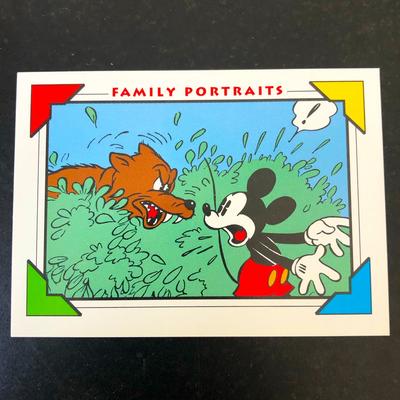 Disney Toys | Family Portraits Disney Trading Card Mickey #164 | Color: Green | Size: Osg