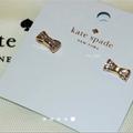 Kate Spade Jewelry | Holiday Sale Kate Spade Take A Bow Earrings | Color: Silver/White | Size: Os