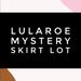 Lularoe Skirts | Lularoe Size Small Cassie/Azure Skirts | Color: Black | Size: S