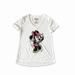 Disney Tops | Disney Minnie High-Low T Shirt Summer Top | Color: Silver | Size: Xs