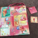 Disney Party Supplies | Disney Simply Pooh Gift Bag | Color: Tan/Gold | Size: Os