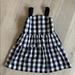 Kate Spade Dresses | Kate Spade Girls Gingham Ruffle Dress | Color: Black | Size: 5tg