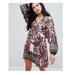 Free People Dresses | Free People Say You Love Me Long Sleeve Minidress | Color: Brown | Size: Xs