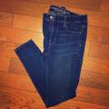 American Eagle Outfitters Jeans | American Eagle Stretch High Wasted Jeans | Color: Blue/Black | Size: 4 Short