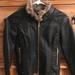 Jessica Simpson Jackets & Coats | Girls Faux Leather Jacket With Faux Fur Lined Neck | Color: Black | Size: Girls 10-12