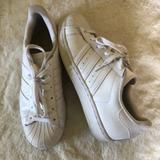 Adidas Shoes | Adidas Shoes Sz 8 | Color: Silver/White | Size: 8