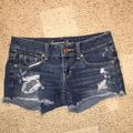 American Eagle Outfitters Shorts | American Eagle Outfitters Denim Shorts Size 0 | Color: Black | Size: 0