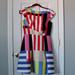 Kate Spade Dresses | Kate Spade Multi Stripe Kite Bow Back Dress | Color: Gray | Size: 2