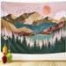 Urban Outfitters Wall Decor | New Mountain Tapestry | Color: Gray | Size: Os