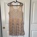 Free People Dresses | Free People Embellished Slip Dress | Color: Tan | Size: M