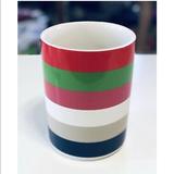 Kate Spade Kitchen | Kate Spade All In Good Taste Stripe Utensil Holder | Color: Green/Black | Size: Os