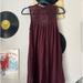 American Eagle Outfitters Dresses | American Eagle Mesh Top Maroon Dress | Color: Black | Size: Xs