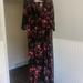 Zara Dresses | Long Floral Dress | Color: Black | Size: M